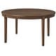 preview thumbnail 1 of 5, Lifestorey Astoria 59" Fluted Dining Table Walnut
