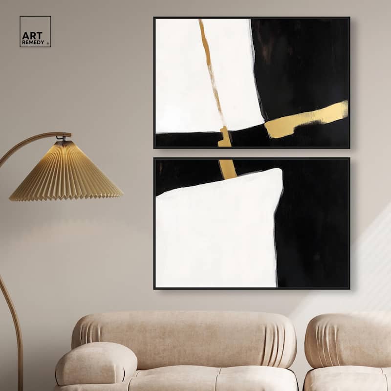Urban Grid II Canvas Set of 2 by Art Remedy