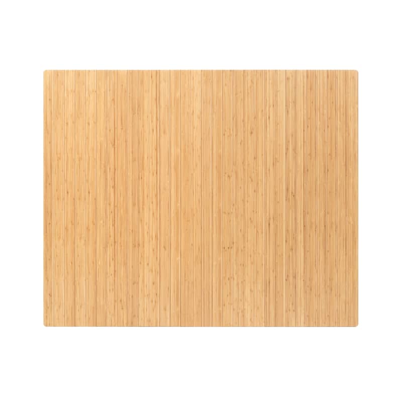 Jani Eco Bamboo Standard Rectangular 5 x 4 ft Chair Mat