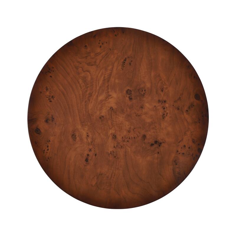 Christopher Knight Home - Barrister Modern 31.5" Round Coffee Table with Sculptural 3-Leg Base, Versatile for Living Areas