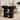 Modern Black End Table, 2-tier Narrow Side Table