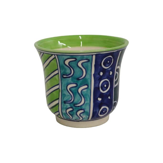 Home&Manor Ceramic Planter Multicolor