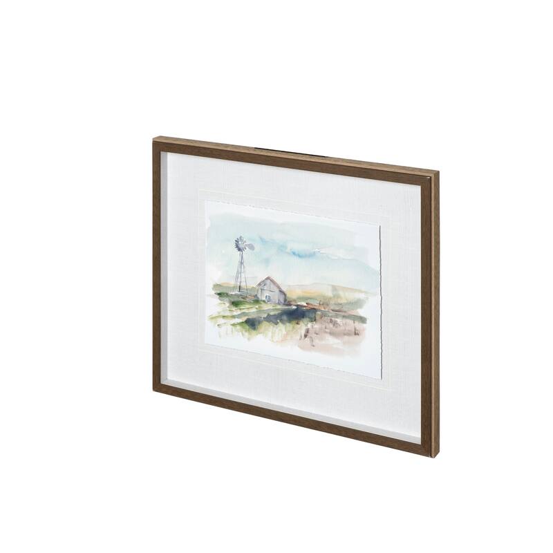 Rural Plein Air II Framed Art Print