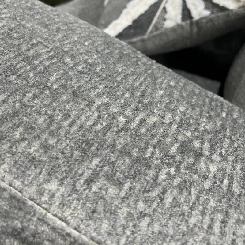 Roundhill Furniture Arden Living Room Chenille Upholstered Loveseat, Posh Gray - N/A