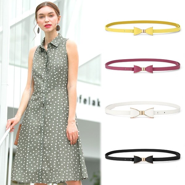 thin waist belt for dress
