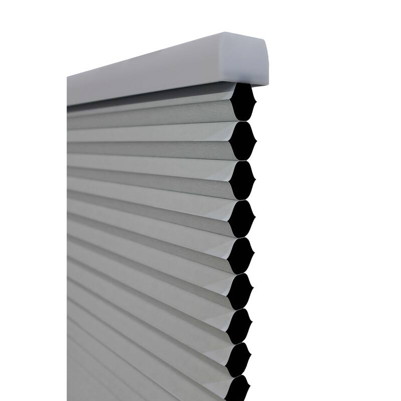 Linen Avenue Cordless Blackout Cellular Shade, Platinum (Arrives 1/4" Narrower)