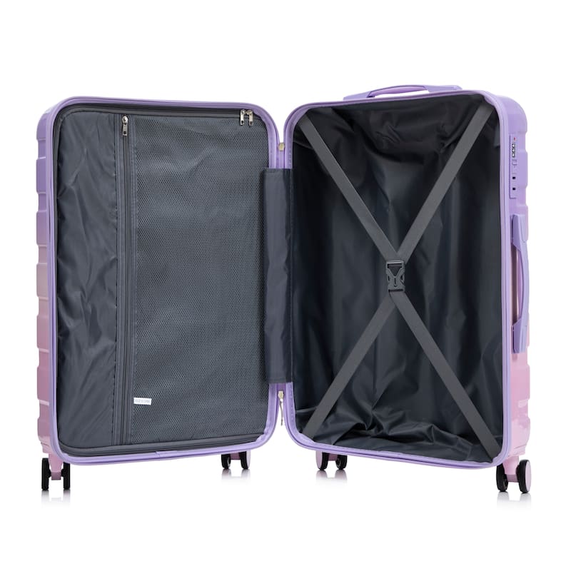 3 Piece Hardside Lightweight Luggage Sets, 20/24/28 Inch Carry on Luggage with TSA Lock and Spinner Wheels, for Home Travel