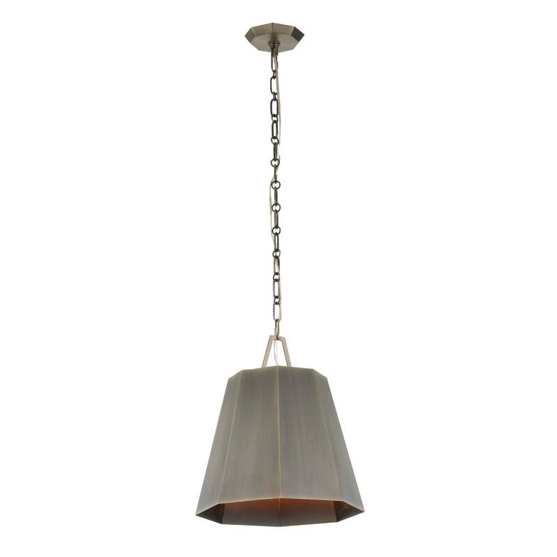 Uttermost Granada 1 Light Hexagon Pendant - 15"W x 15"D x 16"H