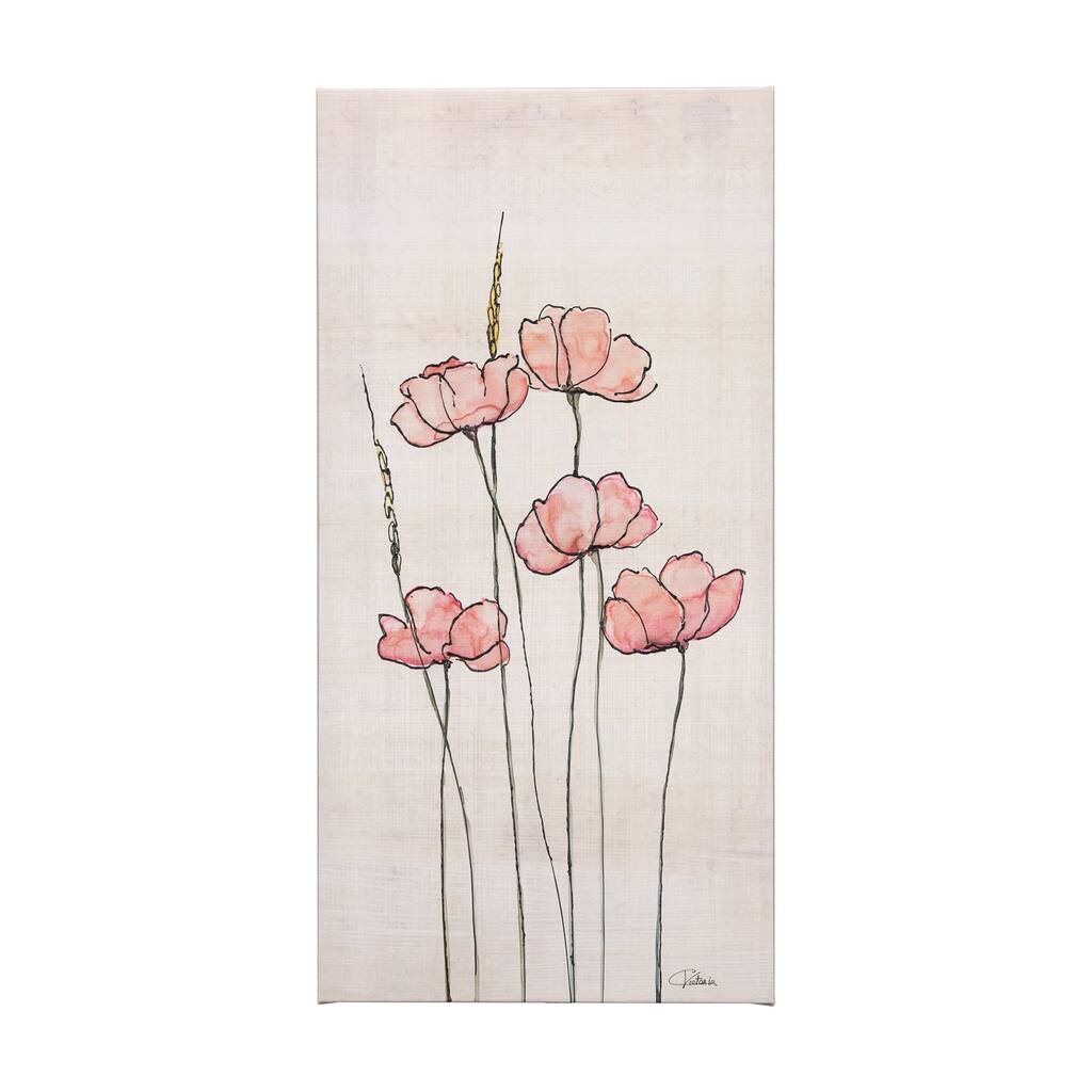 Meadow Flowers II (30 x 60) Canvas Art Print