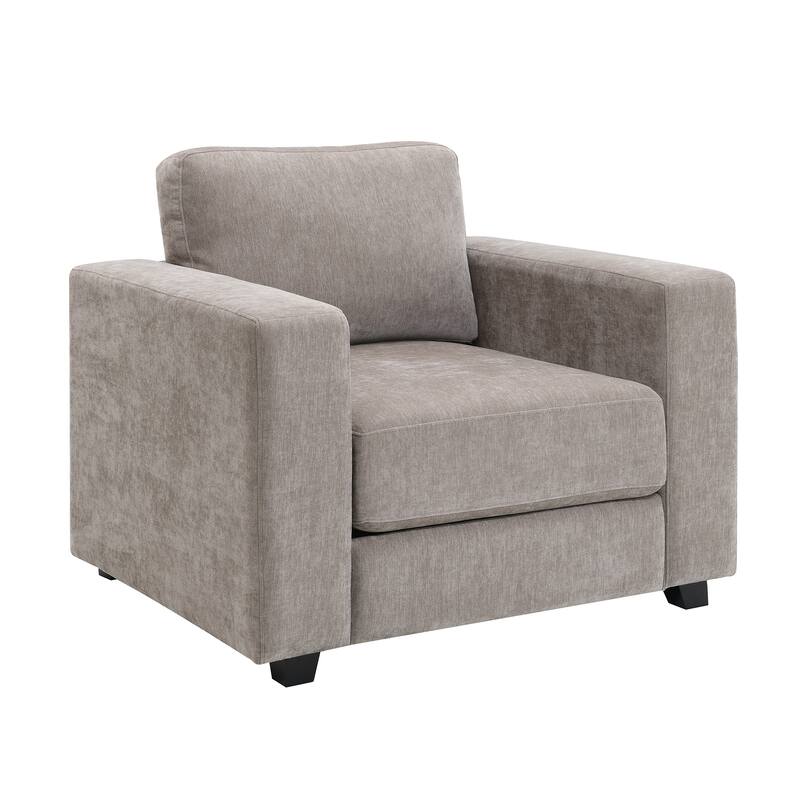 Oversized Accent Chair With Widen Arms,Modern Chair,Washable Covers,Comfy Upholstered Large Chair Armchair