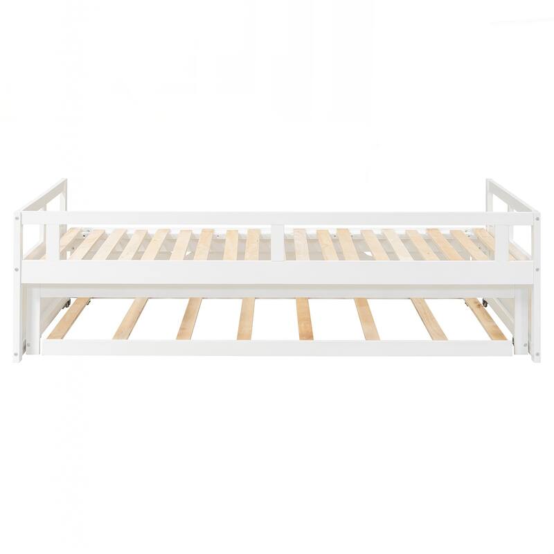 Wooden Daybed with Trundle