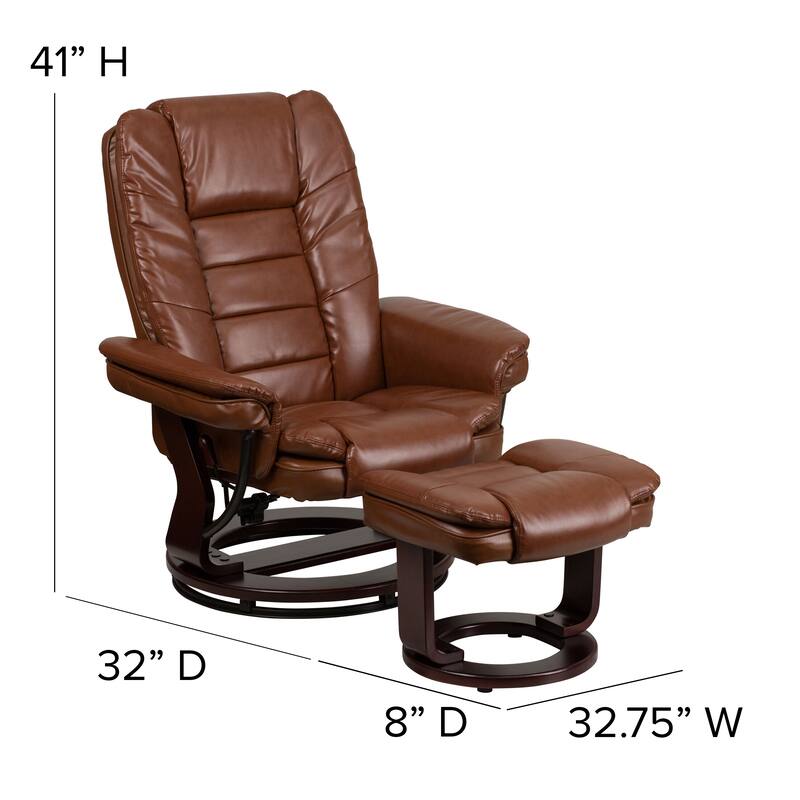 Contemporary LeatherSoft Recliner