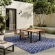 preview thumbnail 2 of 71, Nourison Horizon Indoor/Outdoor Geometric Area Rug 10' x 14' - Navy
