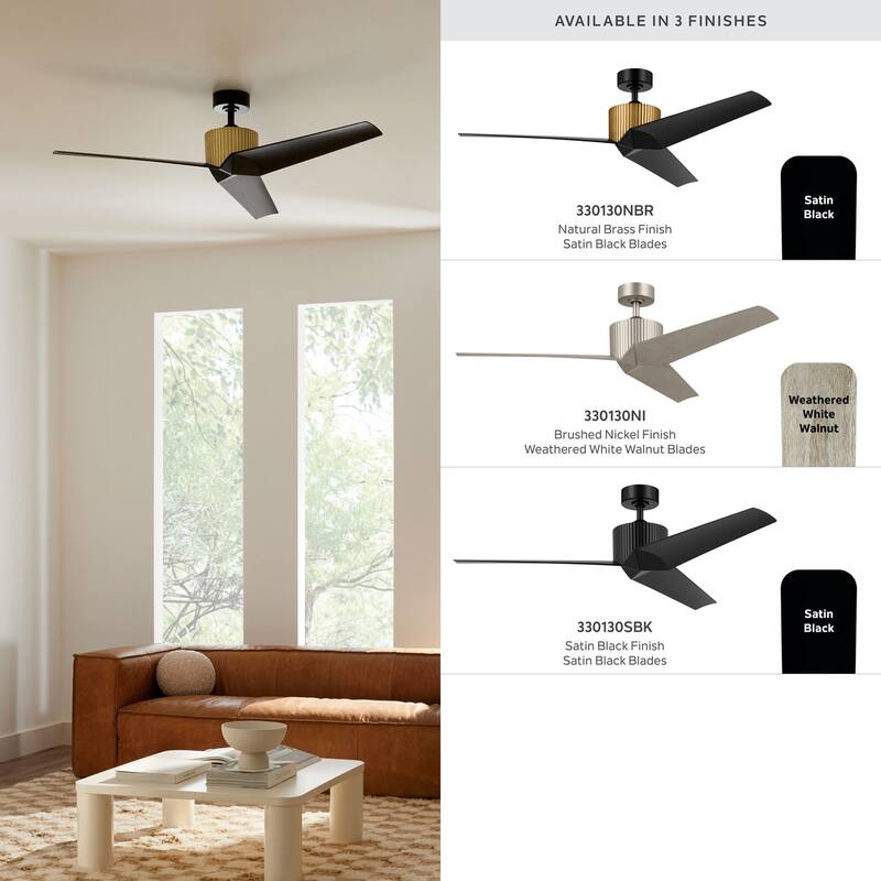 Kichler Lighting Almere 56 inch Indoor Ceiling Fan with Wall Control
