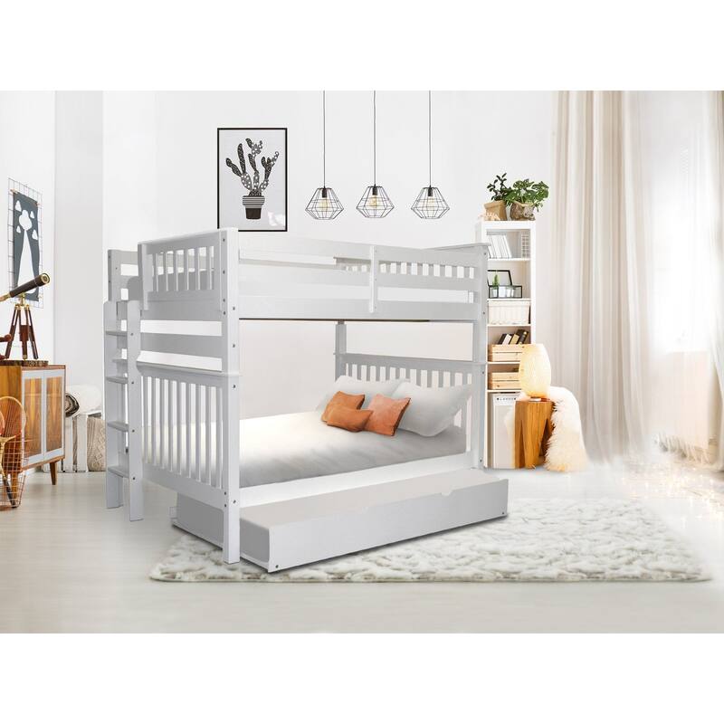 Taylor & Olive Trillium Full over Full Bunk Bed, Twin Trundle