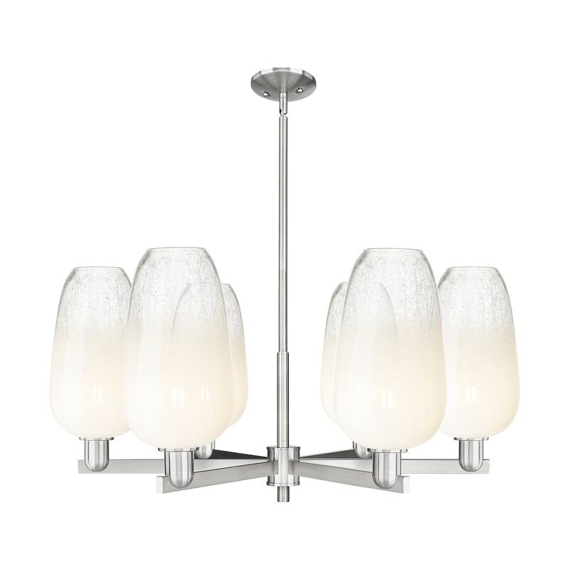 Innovations Lighting Downtown Urban - Brookhaven Flute - 6 Light 24" Stem Hung Chandelier