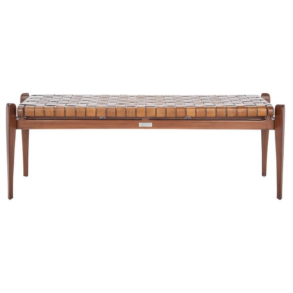 Safavieh couture dilan leather bench discount