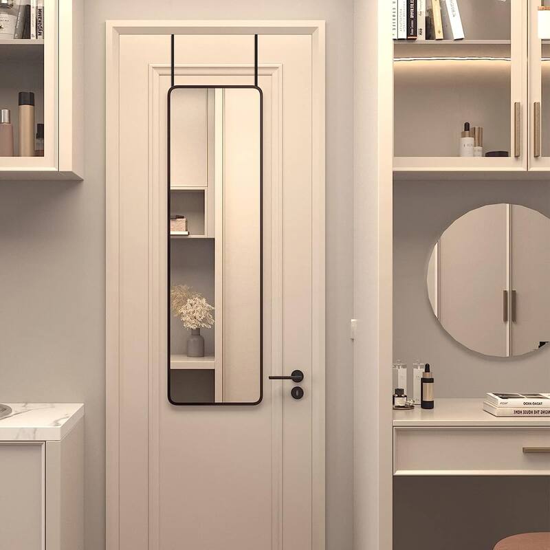 47 x 14IN Door mirror - Black