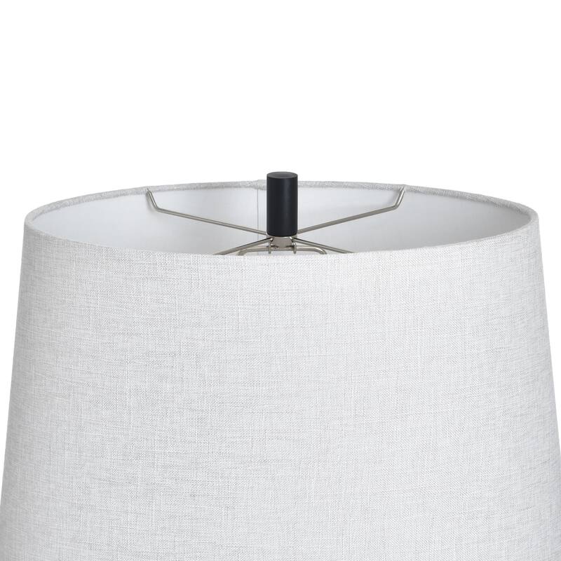 StyleCraft Poly Table Lamp - Pozega Silver