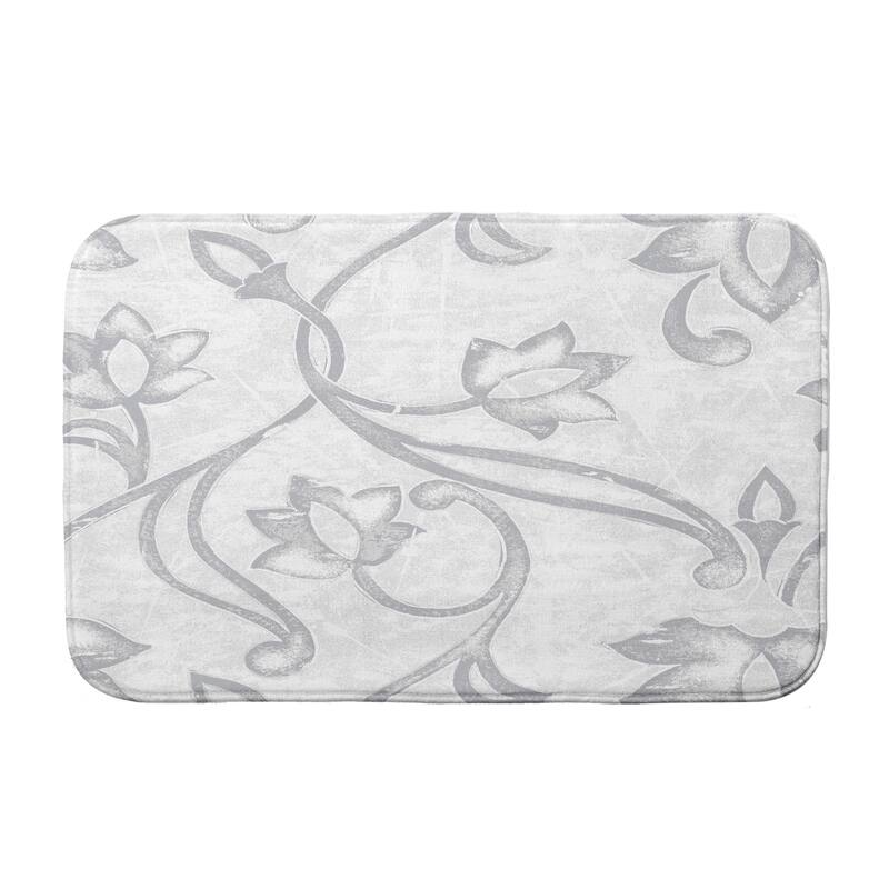 Eleanor Bath Mat - 17 x 24 - Grey