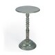 preview thumbnail 1 of 6, Handmade Butler Artifacts Pedestal End Table (India) Grey - Wood