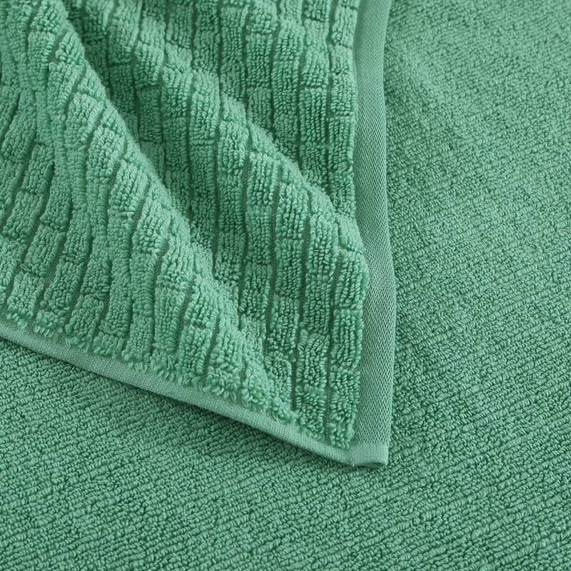Tommy Hilfiger Brick Texture Solid Cotton 6 Piece Towel Set - 6 Piece