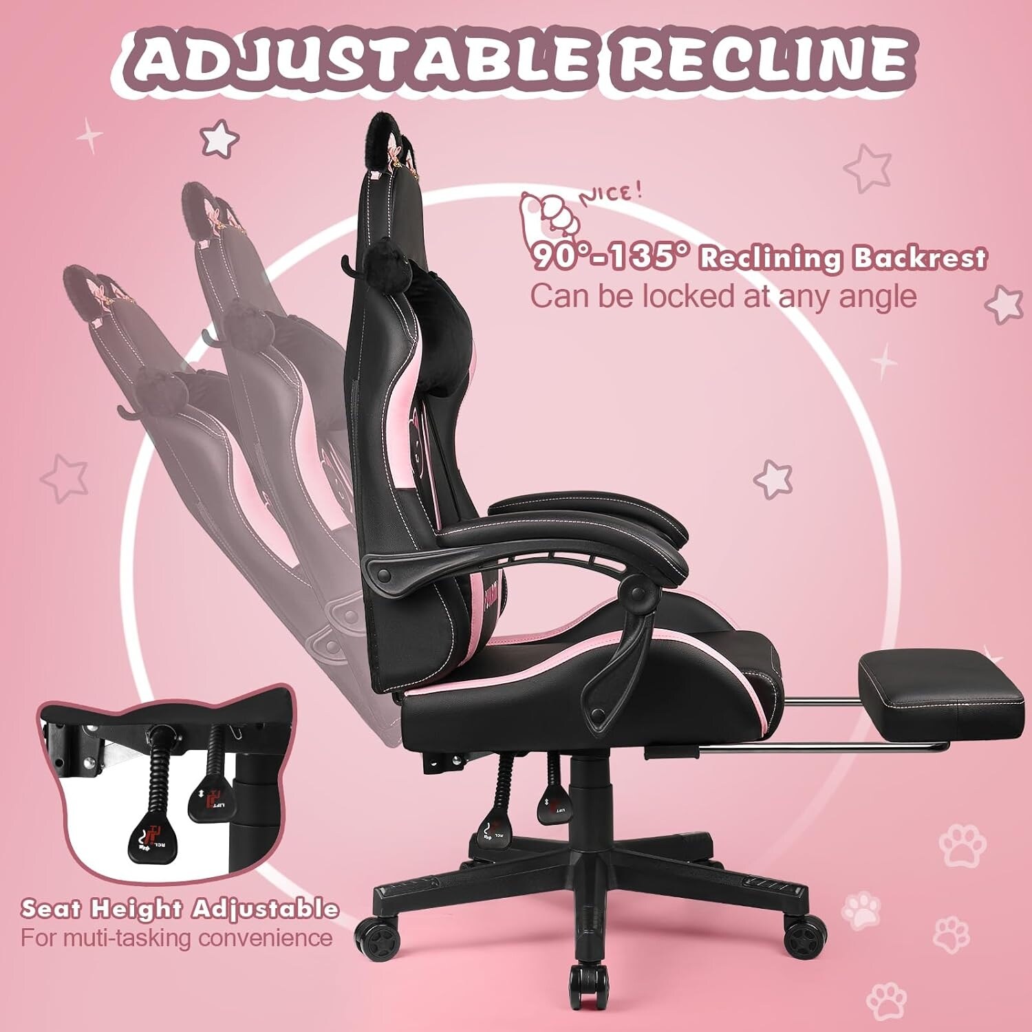Bossin gaming chair recliner clearance