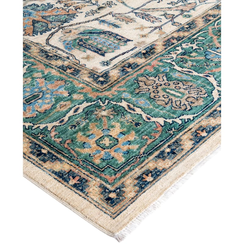 Serapi One-of-a-Kind Hand-Knotted Area Rug - Ivory - 8' 2" x 9' 10"