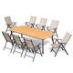 Option 92.9in-Brown-Table&Espresso-Chair