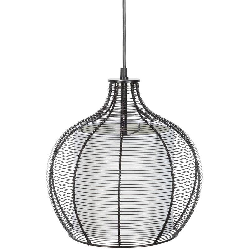 Artistic Weavers Kamala Transitional Black Pendant Lighting Fixture