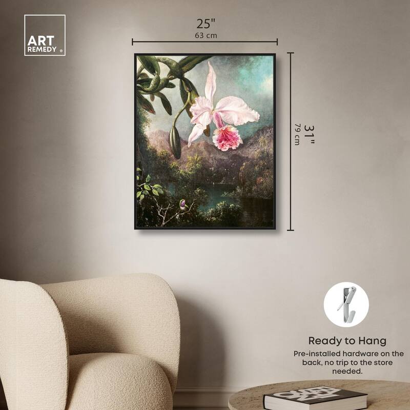 Orchid Blossoms 1873 Canvas by Art Remedy