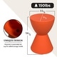 preview thumbnail 23 of 143, Boyd Round Side Table with Ribbed Design Base - Accent Hourglass End Table with Removable Lid for Living Room & Bedroom