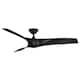 Zephyr Indoor and Outdoor 3-Blade Smart Ceiling Fan 62in with 3000K LED Light Kit and Remote Control with Wall Cradle