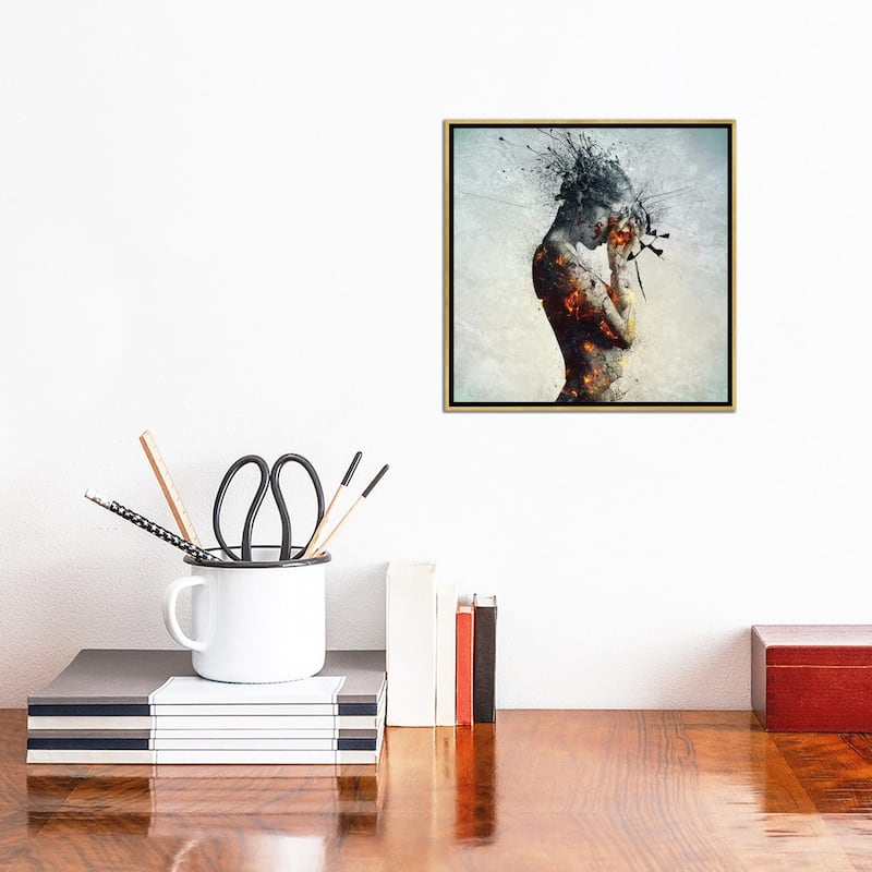 iCanvas "Deliberation" by Mario Sanchez Nevado Framed Canvas Print