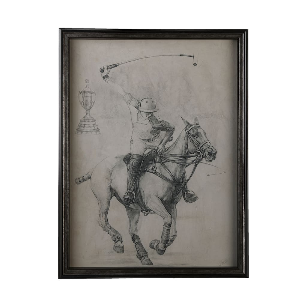 Polo Player I Framed Art Print