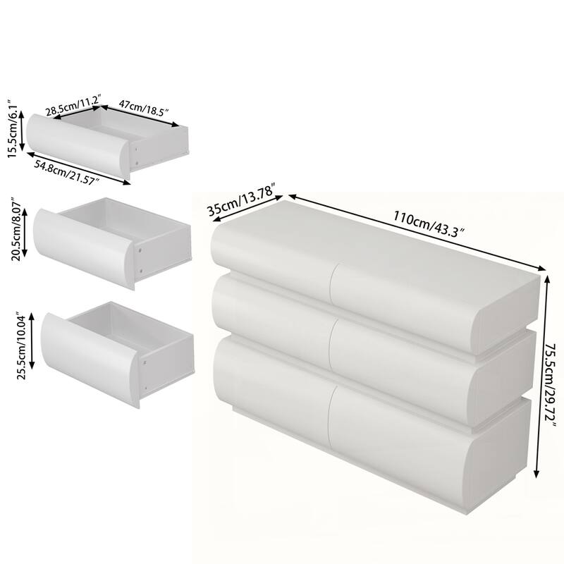 Wide Storage Dresser
