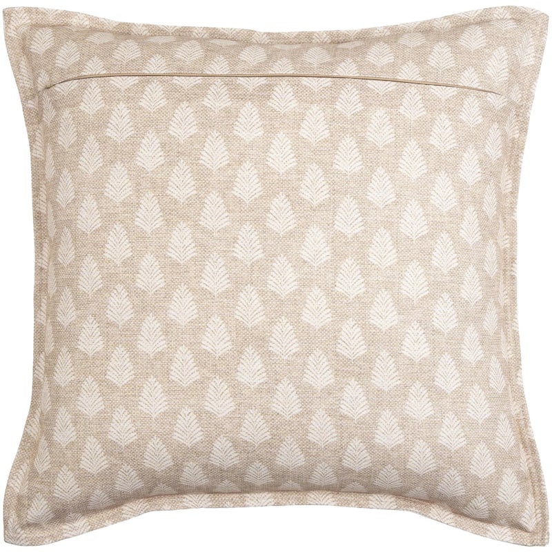 Livabliss Gardner Farmhouse Border Decorative Throw Pillow