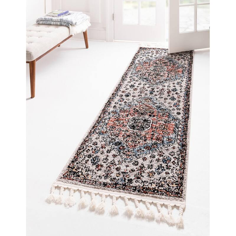 Contemporary Ariella Collection Area Rug - 2'x6' - Gray