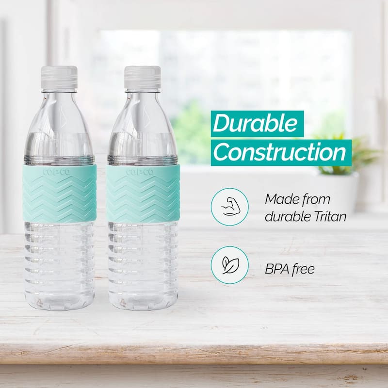 Copco 2 Pack Hydra Resuable Water Bottles - 16.9 oz each