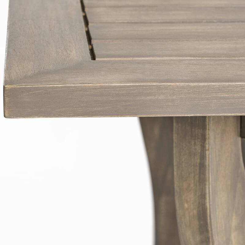 outdoor 31.5'' SQUARE WOOD TABLE