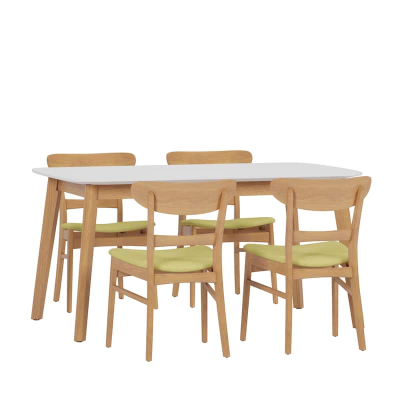 Bryner Upholstered 5 Piece Dining Set by Christopher Knight Home