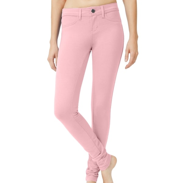 womens pink jeggings