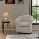preview thumbnail 20 of 92, Modern Upholstered Swivel Barrel Chair Living Room Accent Chair BEIGE