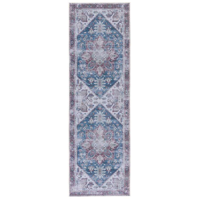 SAFAVIEH, Tucson Machine Washable Slip Resistant Therese Oriental Medallion