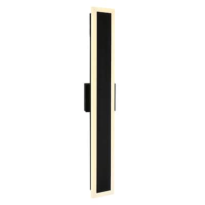 Malibu LED Integrated Black Outdoor Wall Light