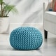 preview thumbnail 59 of 62, Moro Handcrafted Modern Cotton Pouf by Christopher Knight Home