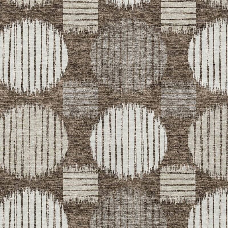 HomeRoots Geometric Transitional Rectangle Outdoor Rug