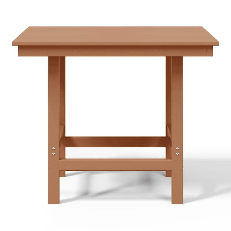 Polytrends Shoreside 36 Inch Square Patio Dining Table