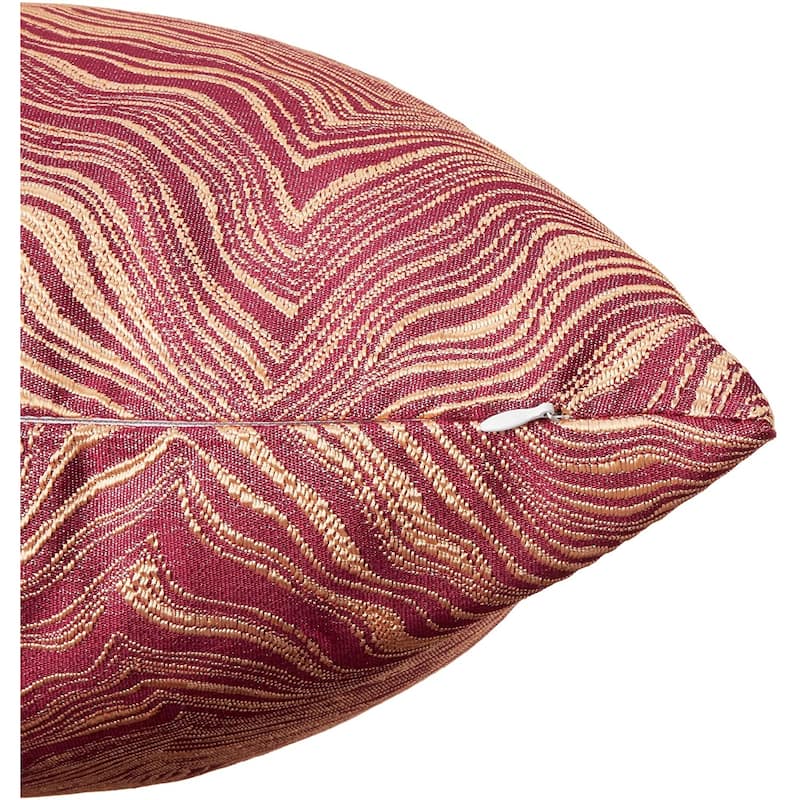 Violet Linen Boutique Zebra Patern Decorative Throw Pillow