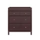preview thumbnail 36 of 43, Storkcraft Carmel 3-Drawer Chest with Changing Topper